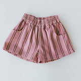 Retro Twill Shorts- Raspberry Jam