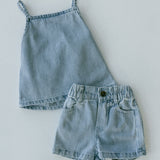 Denim Tank- Light Wash
