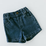 Denim Shorts- Dark Wash