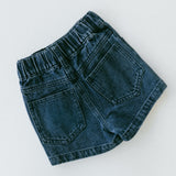 Denim Shorts- Dark Wash