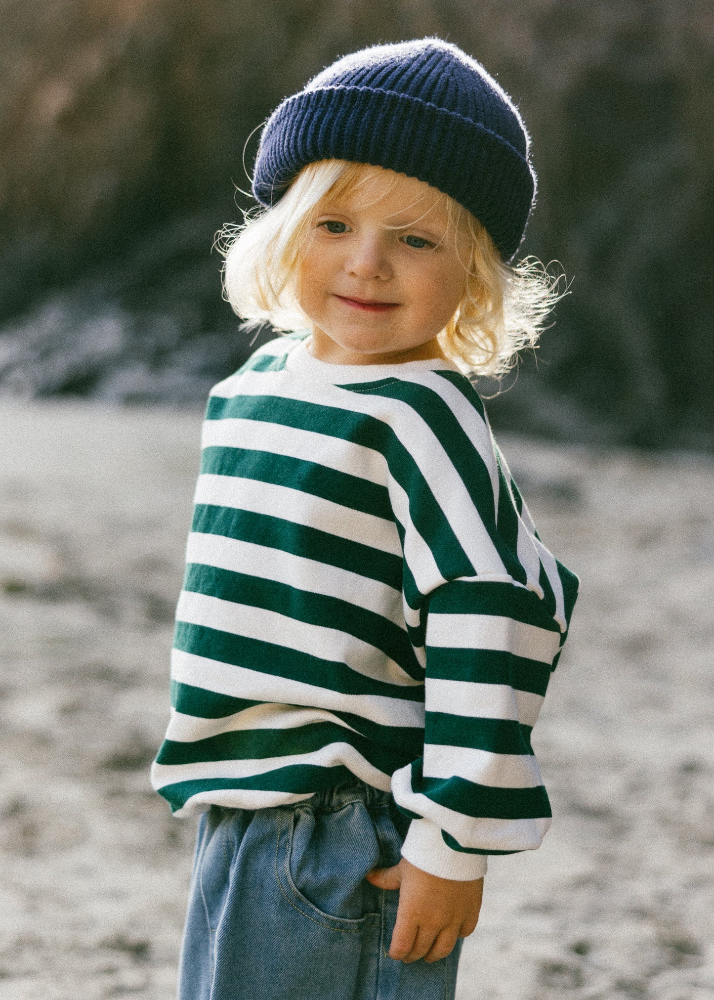 Bold Vintage Crewneck- Green