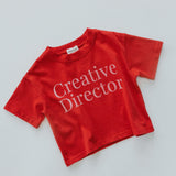 Graphic Tee- Creative Director- Red