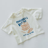 Graphic Tee- Pancakes & Butter- Cream