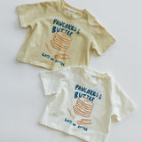 Graphic Tee- Pancakes & Butter- Cream