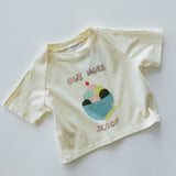 Graphic Tee- One More Scoop- Cream