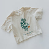 Graphic Tee- Ice Cream- Cream