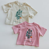 Graphic Tee- Ice Cream- Pink