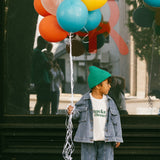 Graphic Crewneck- Snacks For Dinner- Green