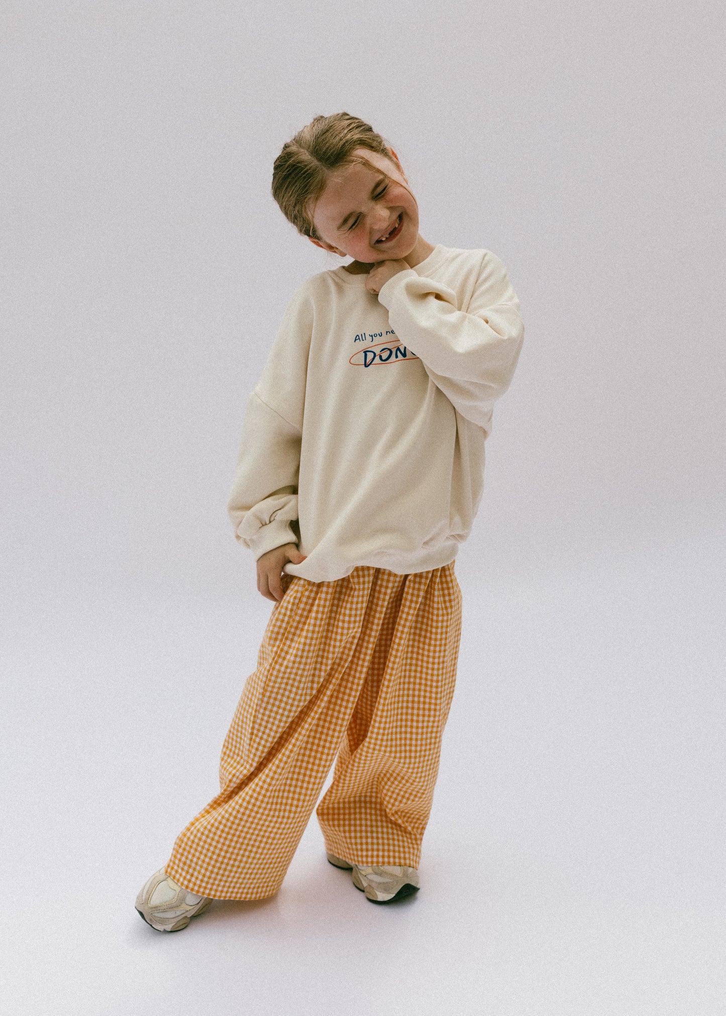 Graphic Crewneck- Donuts- Cream