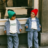 Graphic Crewneck- Snacks For Dinner- Green