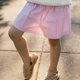 Striped Shorts- Pink