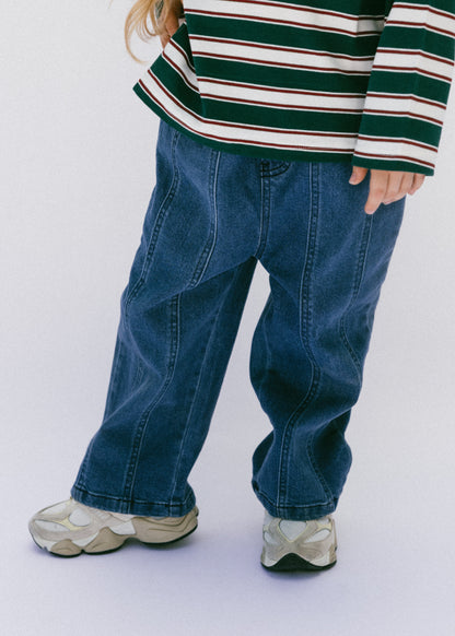 Seam Front Denim- Dark Wash