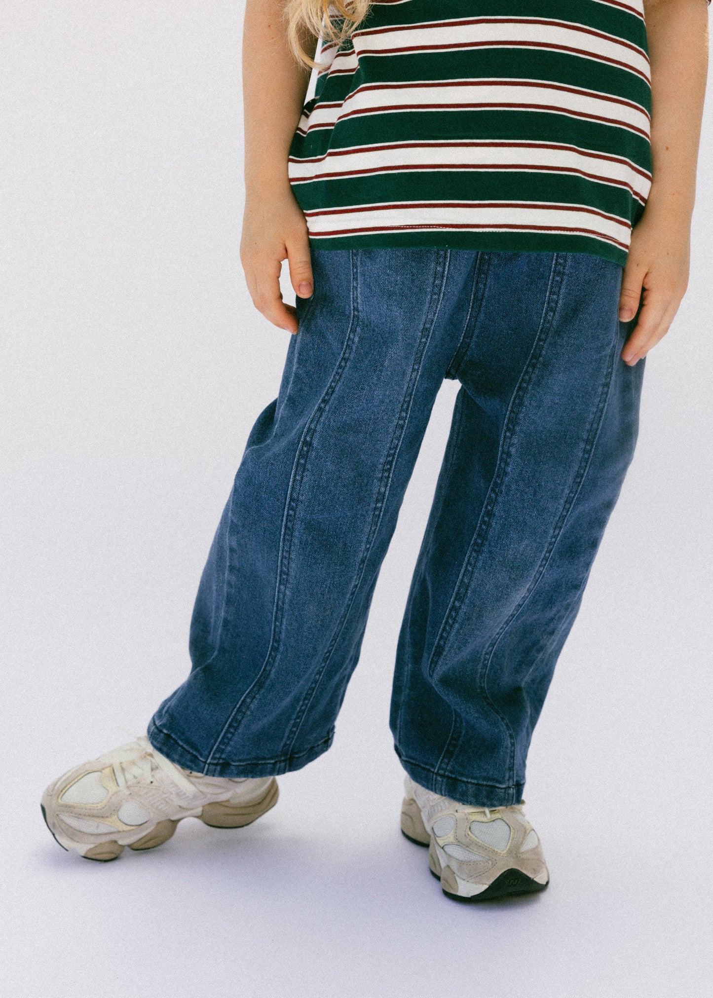 Seam Front Denim- Dark Wash
