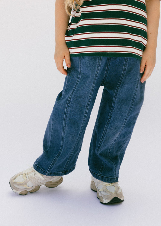 Seam Front Denim- Dark Wash
