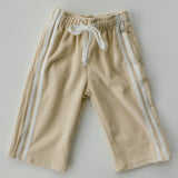 Racer Terry Pants- Cream