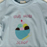 Graphic Tee- One More Scoop- Light Blue