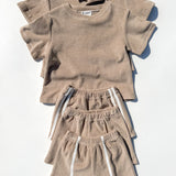 Racer Terry Shorts- Sand