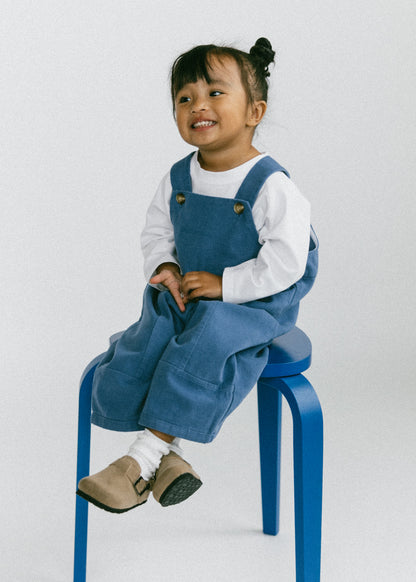 Oversized Overalls- Blue