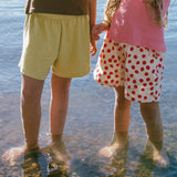 Retro Twill Shorts- Polka Dot- Red