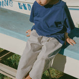 Baggy Tee- Bright Navy