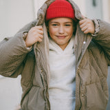 Puffer- Olive Check