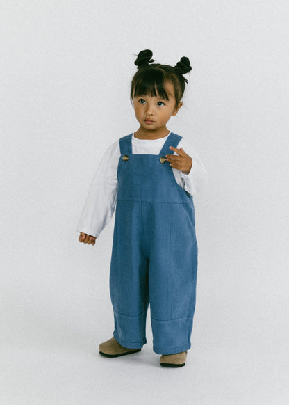 Oversized Overalls- Blue