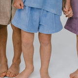 Core Terry Shorts- Blue Poppy