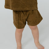 Core Terry Shorts- Earthy