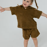 Core Terry Shorts- Earthy