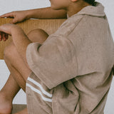 Racer Terry Shorts- Sand