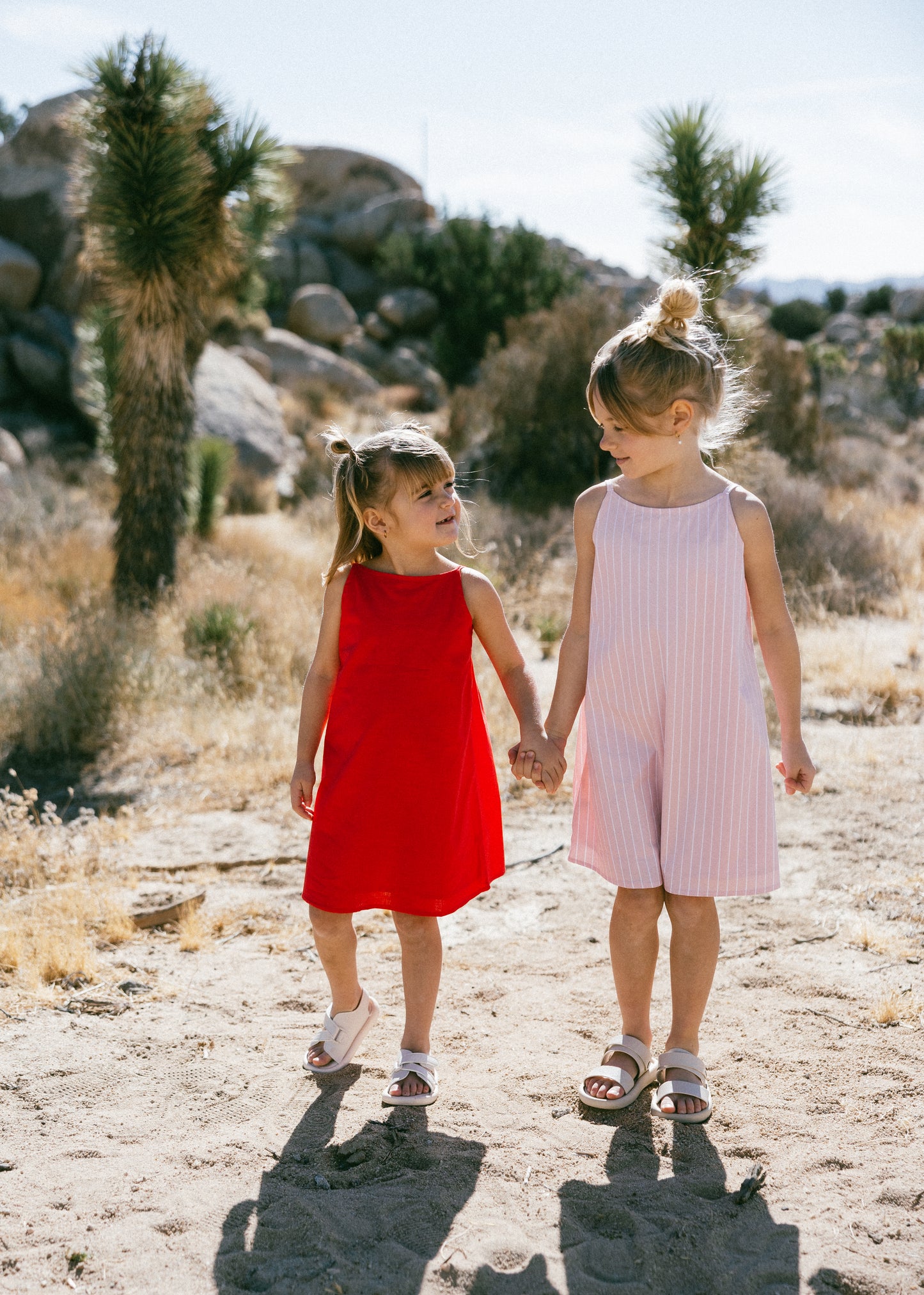 Tie Back Dress- Red