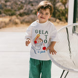 Oversized Graphic Tee- Gelato- Green