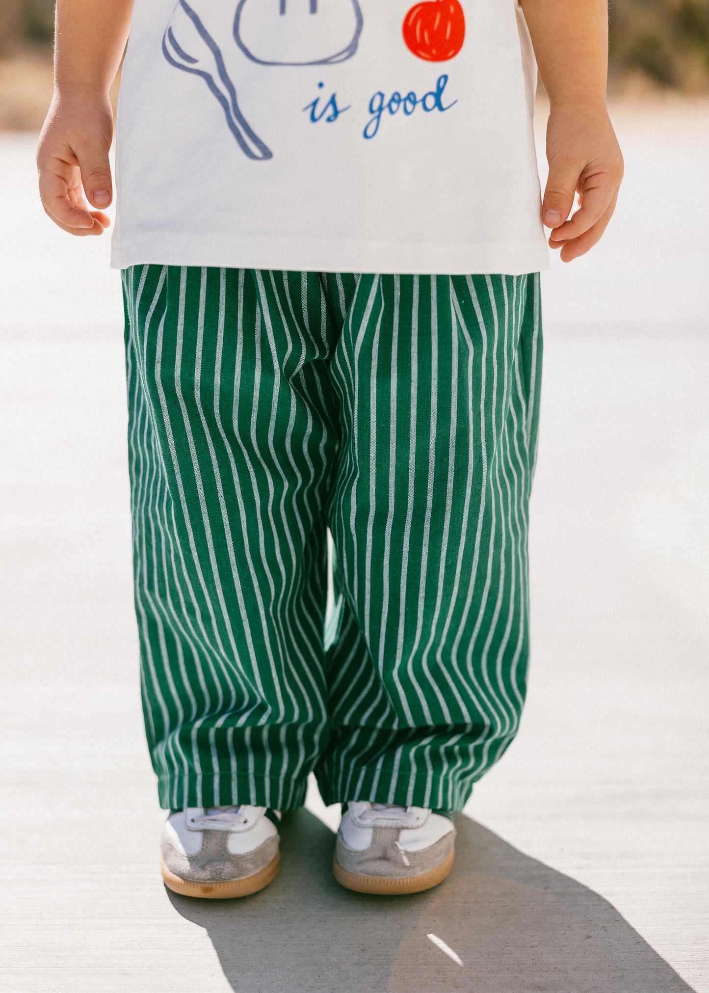 Striped Pant- Green