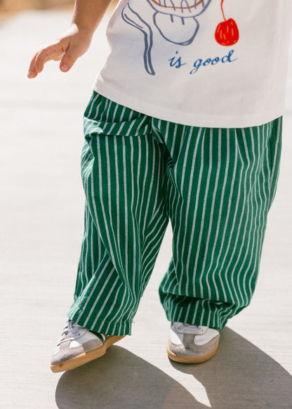 Striped Pant- Green