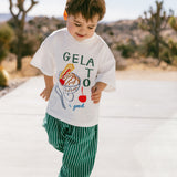 Oversized Graphic Tee- Gelato- Green
