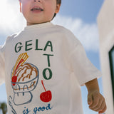 Oversized Graphic Tee- Gelato- Green