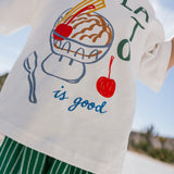 Oversized Graphic Tee- Gelato- Green