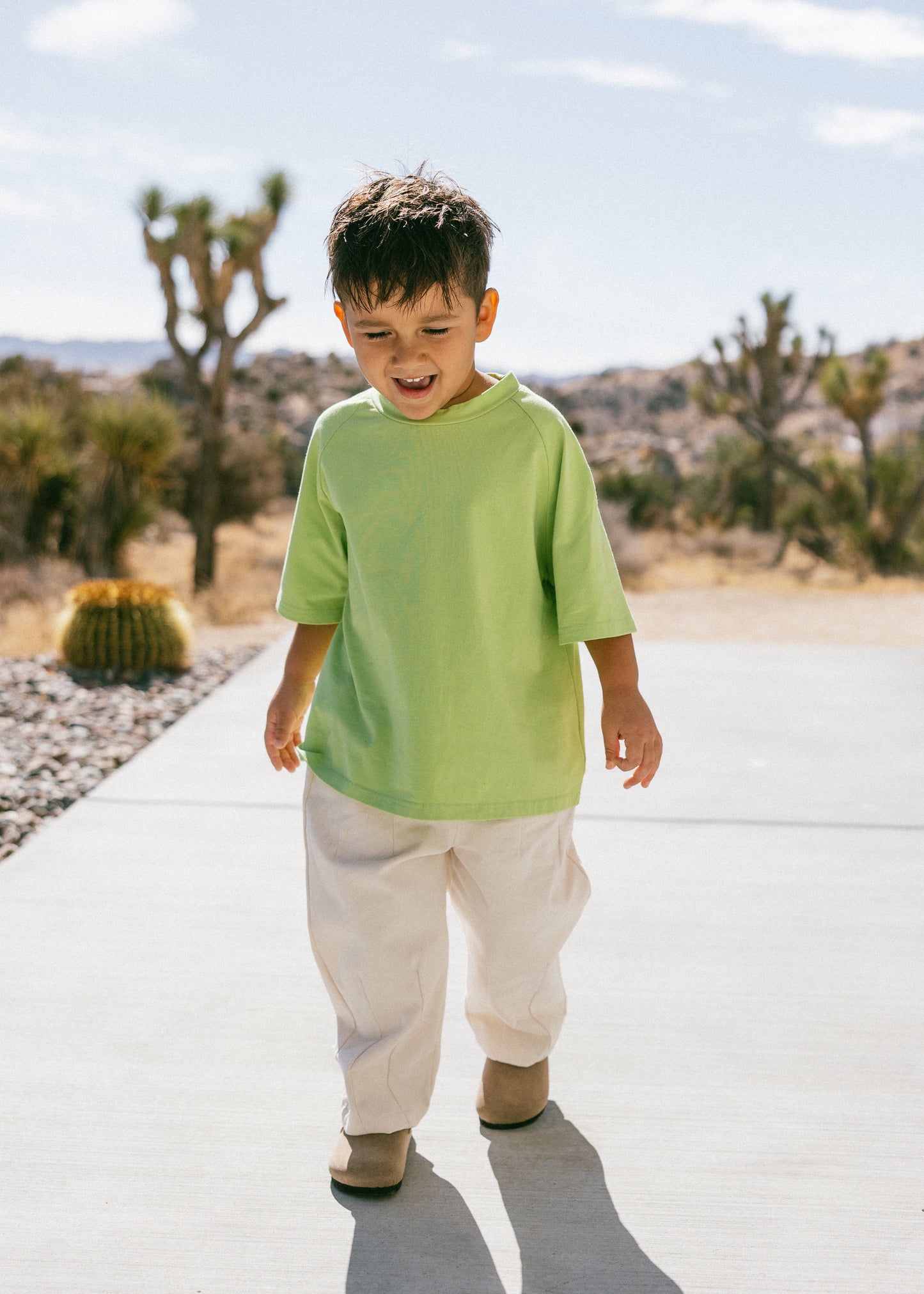 Baggy Tee- Lime Green