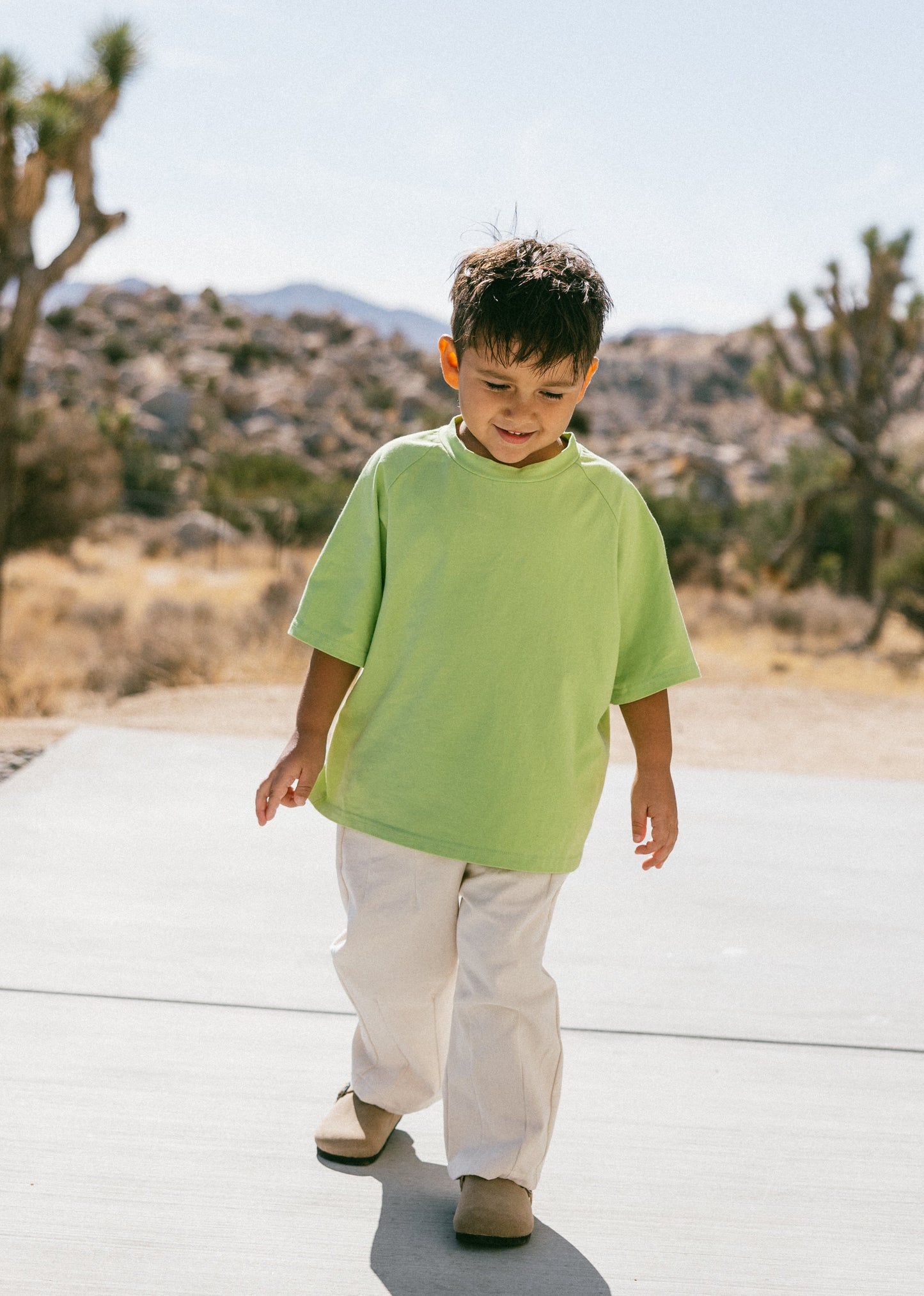 Baggy Tee- Lime Green