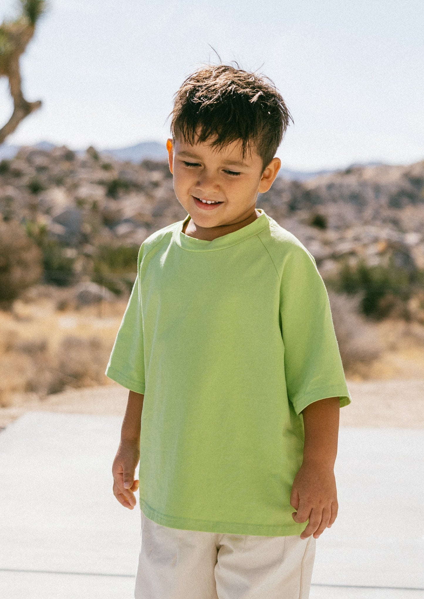 Baggy Tee- Lime Green