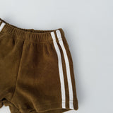 Racer Terry Shorts- Earthy