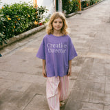 Graphic Tee- Creative Director- Lilac