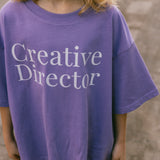 Graphic Tee- Creative Director- Lilac