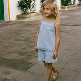Denim Shorts- Light Wash