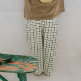 Coming Soon: Retro Twill Pants- Emerald Grid