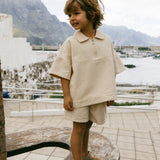 Cargo Wide Leg Shorts- Cream