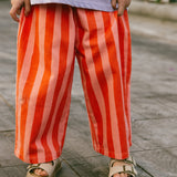 Retro Twill Pants- Peachy Keen