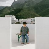 Mini Stripe Tee- Watermelon