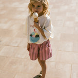 Graphic Tee- One More Scoop- Cream