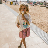 Retro Twill Shorts- Raspberry Jam